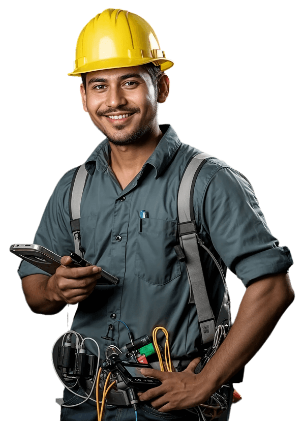 Electrician working